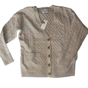 NEW Pink Rose cardigan sweater oversized